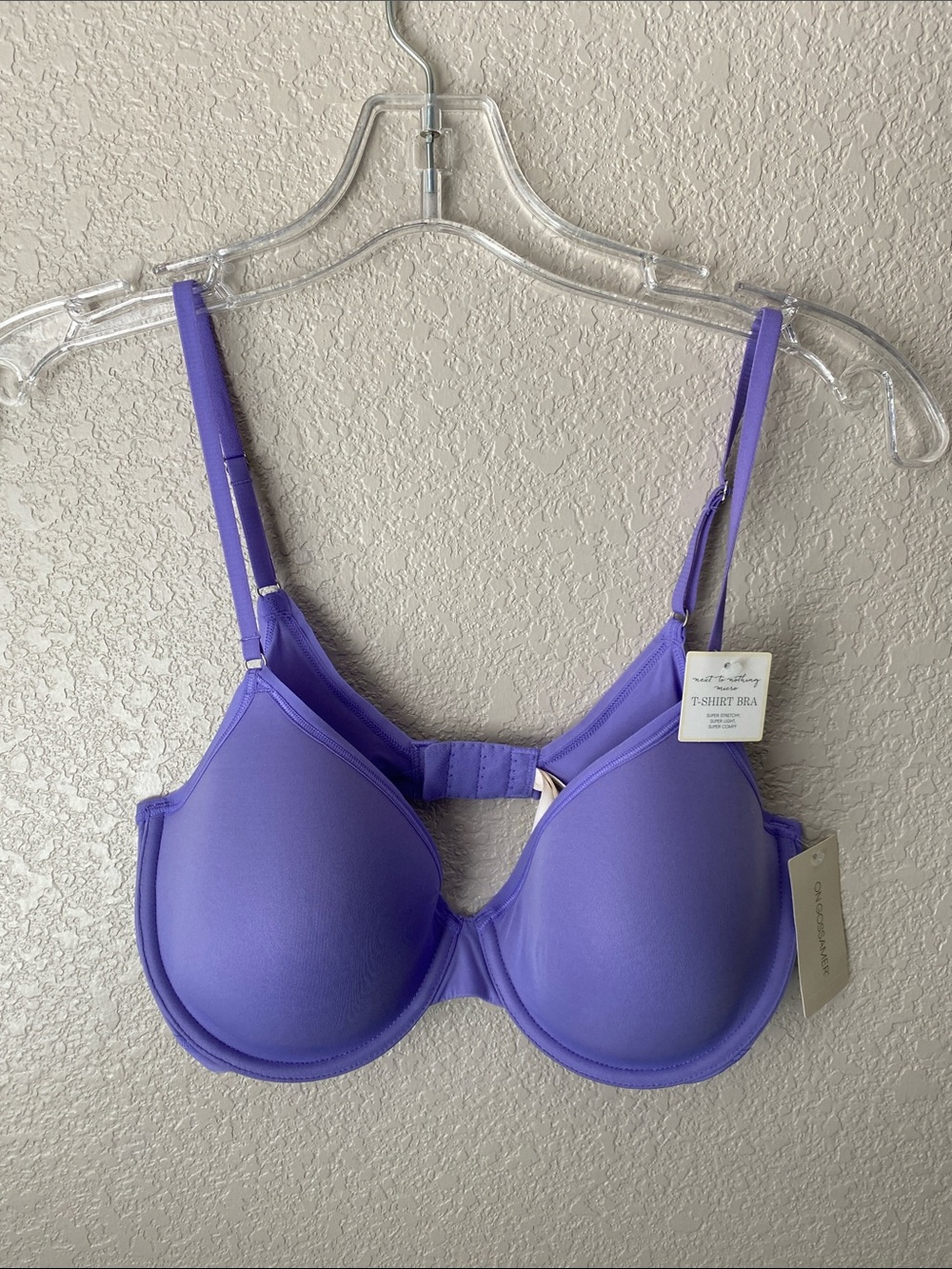 On Gossamer T-Shirt Bra in Lavender Purple - Women Intimates  36C